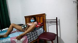 I share a video of my stepdaughter showing her nice little 18+ body naked