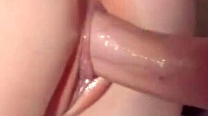 Continuous Semen on Petite Lips