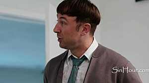 neighbor mistakes moaning for pain in doggystyle