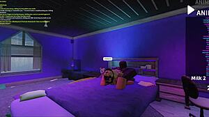 Fucking blonde bimbo roughly in roblox studio