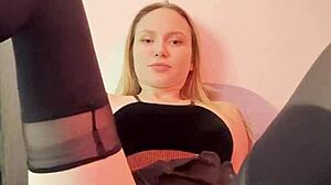 Narrow And Tight Ass First Time Inserting A Big Toy Plug Painful And Pleasant