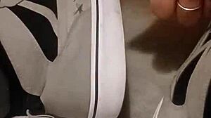 Friend Enjoys Trashing My Sneakers