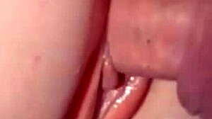 Continuous Semen on Petite Lips