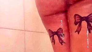 Quick Shower Tease With Big Tits