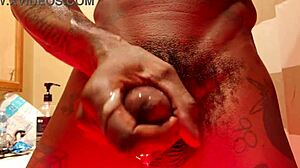 Massive BBC worship contrasts with tiny slut submission