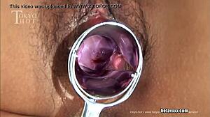 In this hardcore scene, the Japanese beauty explores her pussy intensely.