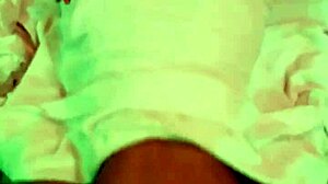 He casually bent over the ebony transsexual for intense anal pounding while she moaned in ecstasy