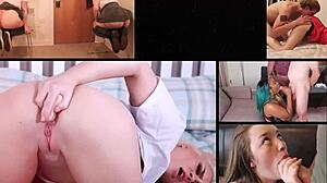 18-Year-Old Student Screams, Suck This Big Cock!