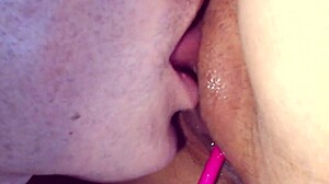 Brazilian man sucking a delicious Korean K-pop pussy - big and flesh pussy.