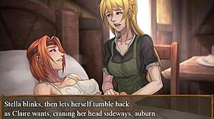 a claire plays claires quest with lesbian masturbation