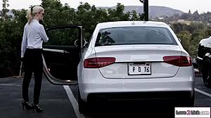 Dominant Lesbian Cop Gets Rimmed By Submissive Captive In Police Fetish