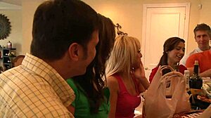 slutty madison parker giving a blowjob to big tits milf 😜