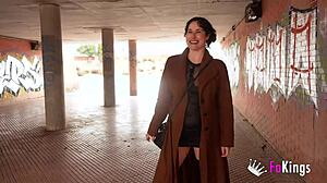 Emmita smile and her huge boobs wants to seduce a young 18+ guy, rough doggystyle and riding