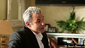 Petite Stepdaughter Gets Jizzed On Her Pussy 😏