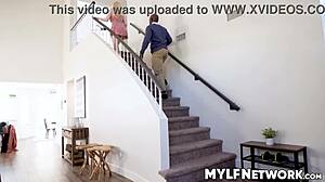 Audrey Spies on Will, Visits Him, and Gets Muff Diving Doggystyle Cunilingus with Big Black Cock