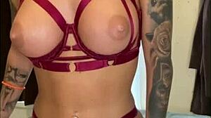 putting dildos in my pussy in different positions with lots of moaning