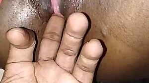 Getting my wet pussy ready with toys before he eats me.