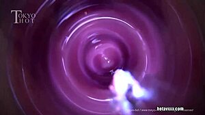 In this hardcore scene, the Japanese beauty explores her pussy intensely.