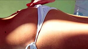 i give stepmom sheena ryder a hot oiled massage after workout, leading to deep fucking