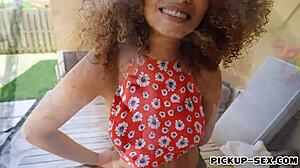 Kinky Czech Babe Pounded Outdoors for Cash