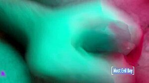 Frontal Cumshot in Close-Up Masturbation