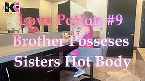 step brother possesses sister's body with love potion