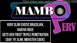 Karina Rose in triple penetration 😍