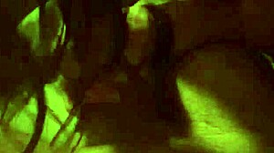 wife gives blowjob and handjob to monster cock