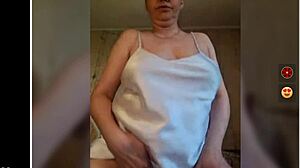 Tia lucia performs intriguing dance with big nipples on camera