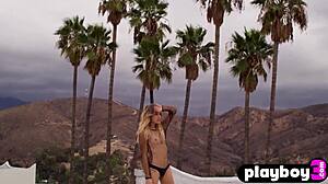 Natural Babe Rips Clothes Off In Striptease, Posing Naked With Big Tits And Ass