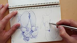 Latina doggy-style foot fetish