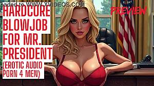 Boss Receives Hardcore Blowjob From Secretary