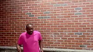 Teasing dancer rips clothes in private striptease