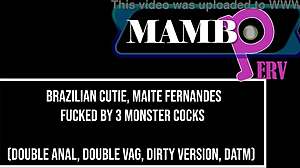 brazilian cutie maite fernandes double anal dap