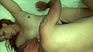 Intense Muff Diving Makes White Girl Cum in Mouth