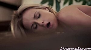 Doggystyle Drilled Beauty Sucks Lover's Cock