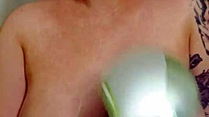 feeling the water on my big boobs in the shower makes me so aroused