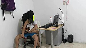 Dirty Neighbor Begs for Cock, Acting Like a Snail