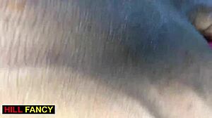 black ebony fuck friend with toys and small tits 😘