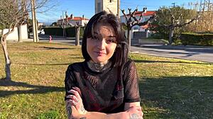 crystal jeune nymphomane soffre une seance anale french skinny brunette natural tits