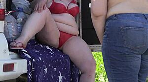 Mature Lesbians In Lingerie Watched By Hidden Camera