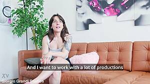 Manea Valentina's Uncensored Casting Interview with Dirty Talk