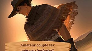 Boyfriend moans as he receives an intense orgasm from his sexy friend.