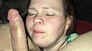 Milf Engages In Oral Session With Tit Play