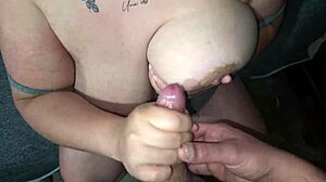 Bbw Gets Cum All Over Big Boobs