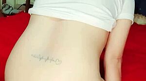 Petite Latina Orgasms On Big Dildo Deep In Pussy