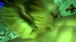 after the movie, the cute blonde amateur began deepthroating my cock in pov