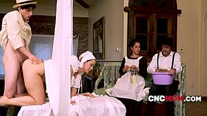 that huge ass milf mommy gets fucked by her mother-in-law in a naughty whore twist