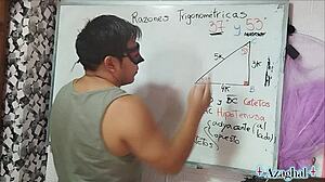 Watch This Nerdy Asian Student Seduce Teacher In Bedroom For Wild Threesome!