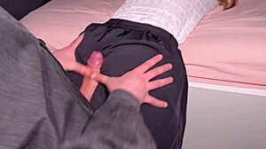 It Was Only Rubbing Until Tore My Panties And Slid In